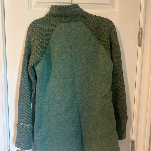 Marmot Women's Cowl Neck Sweater in Forest Green - Picture 5 of 6